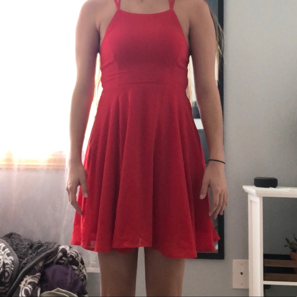 Lulus red dress